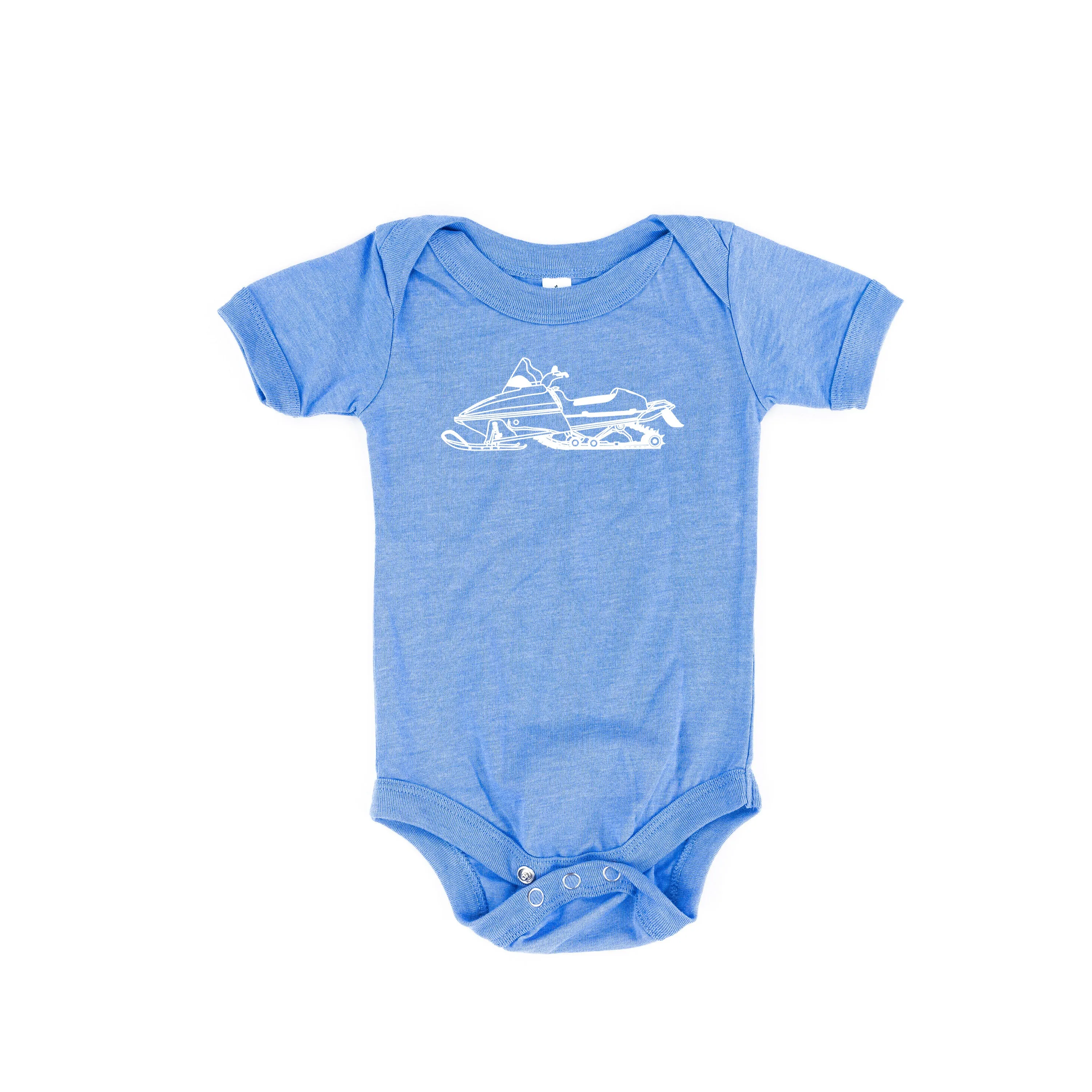SNOWMOBILE - Minimalist Design - Short Sleeve Child Shirt