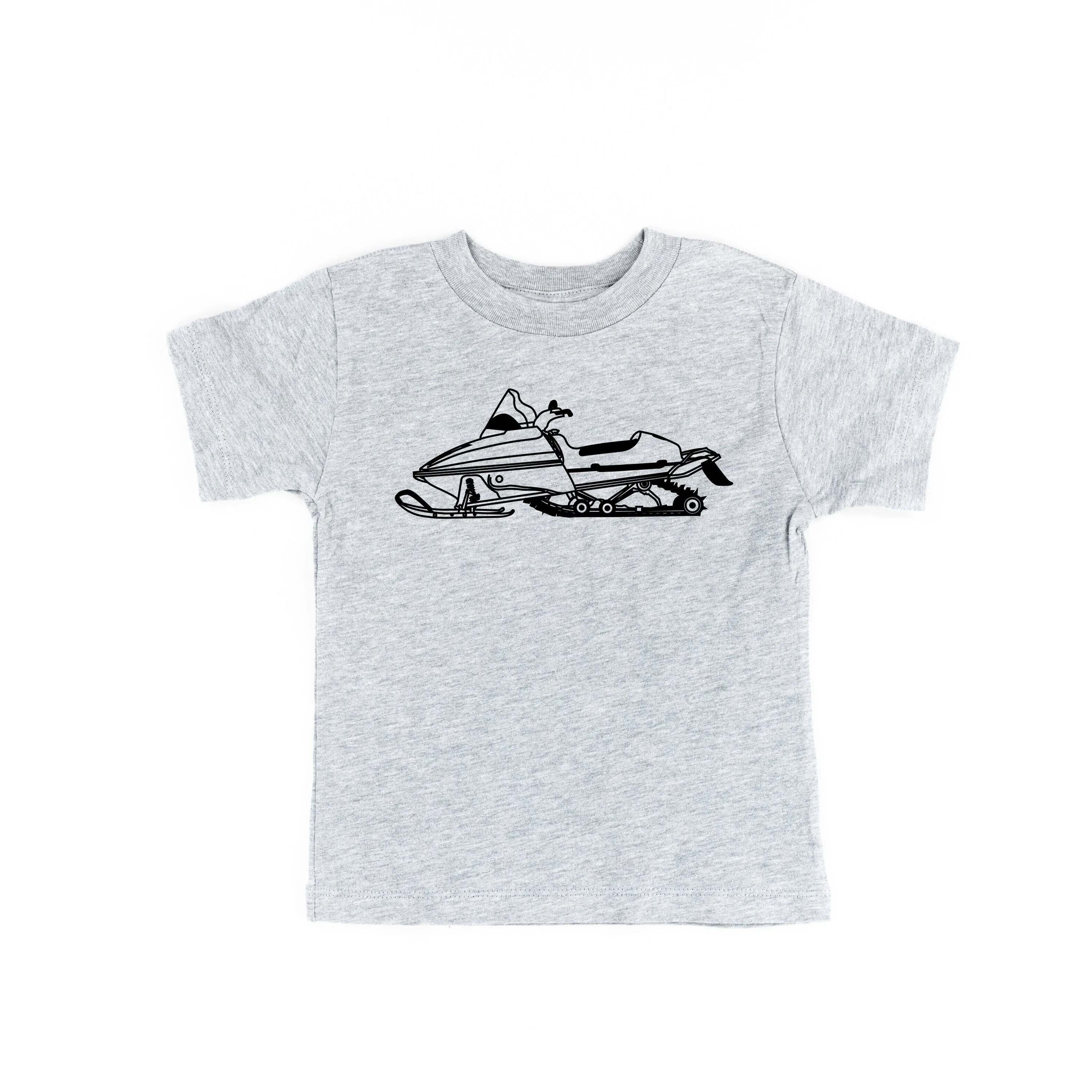 SNOWMOBILE - Minimalist Design - Short Sleeve Child Shirt
