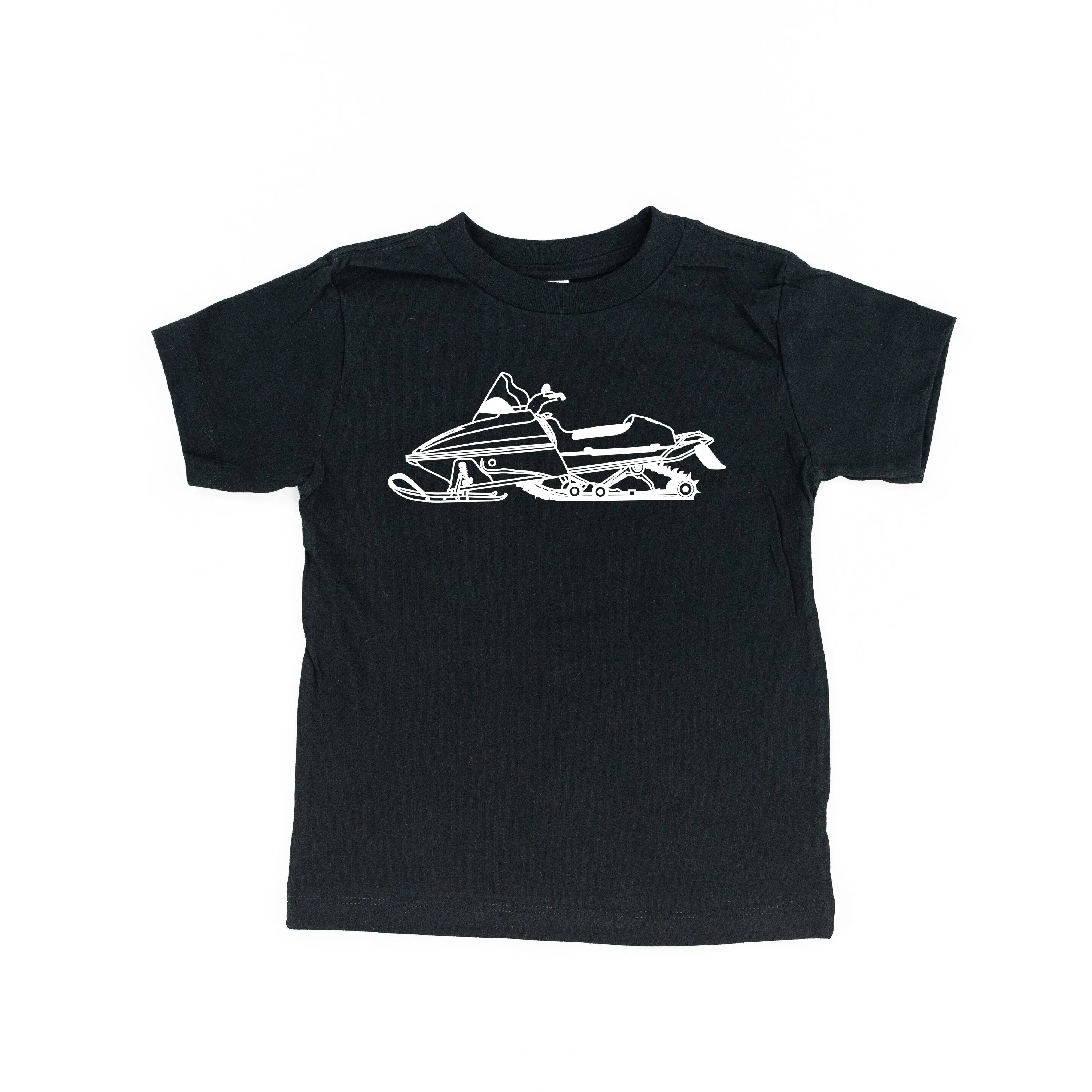 SNOWMOBILE - Minimalist Design - Short Sleeve Child Shirt