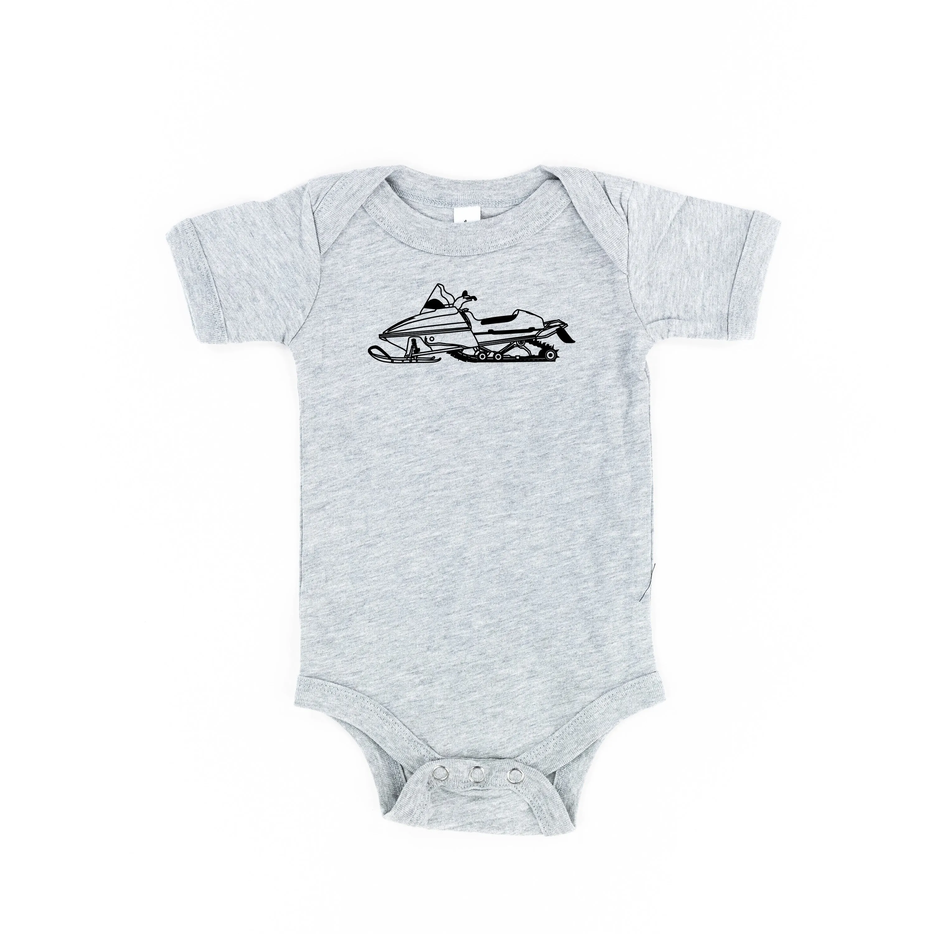 SNOWMOBILE - Minimalist Design - Short Sleeve Child Shirt