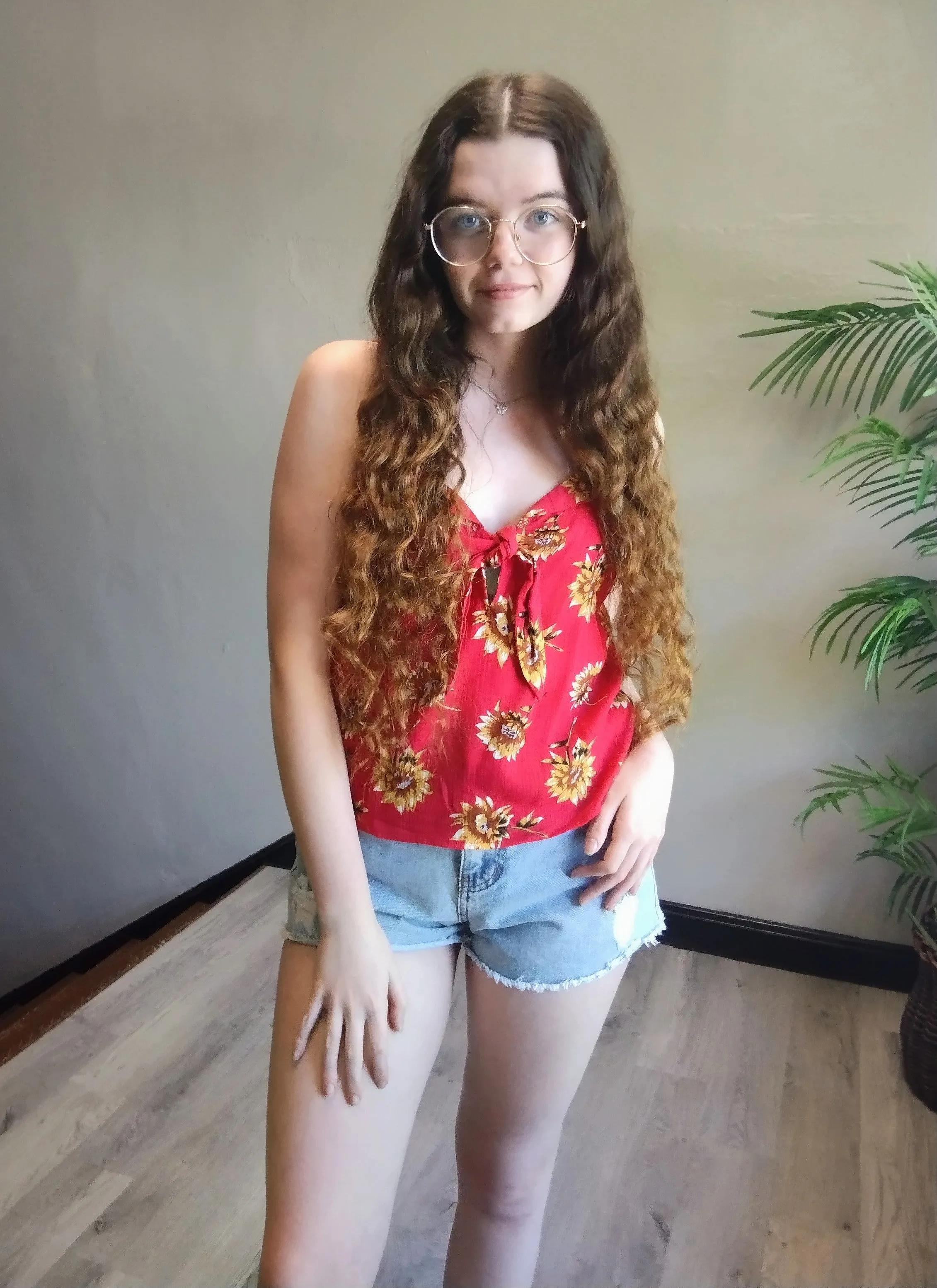 Sunflower Tank Red