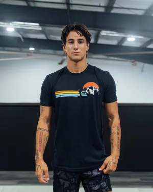 SUNSET NO GI TEE | ATHLETIC CUT | BLACK