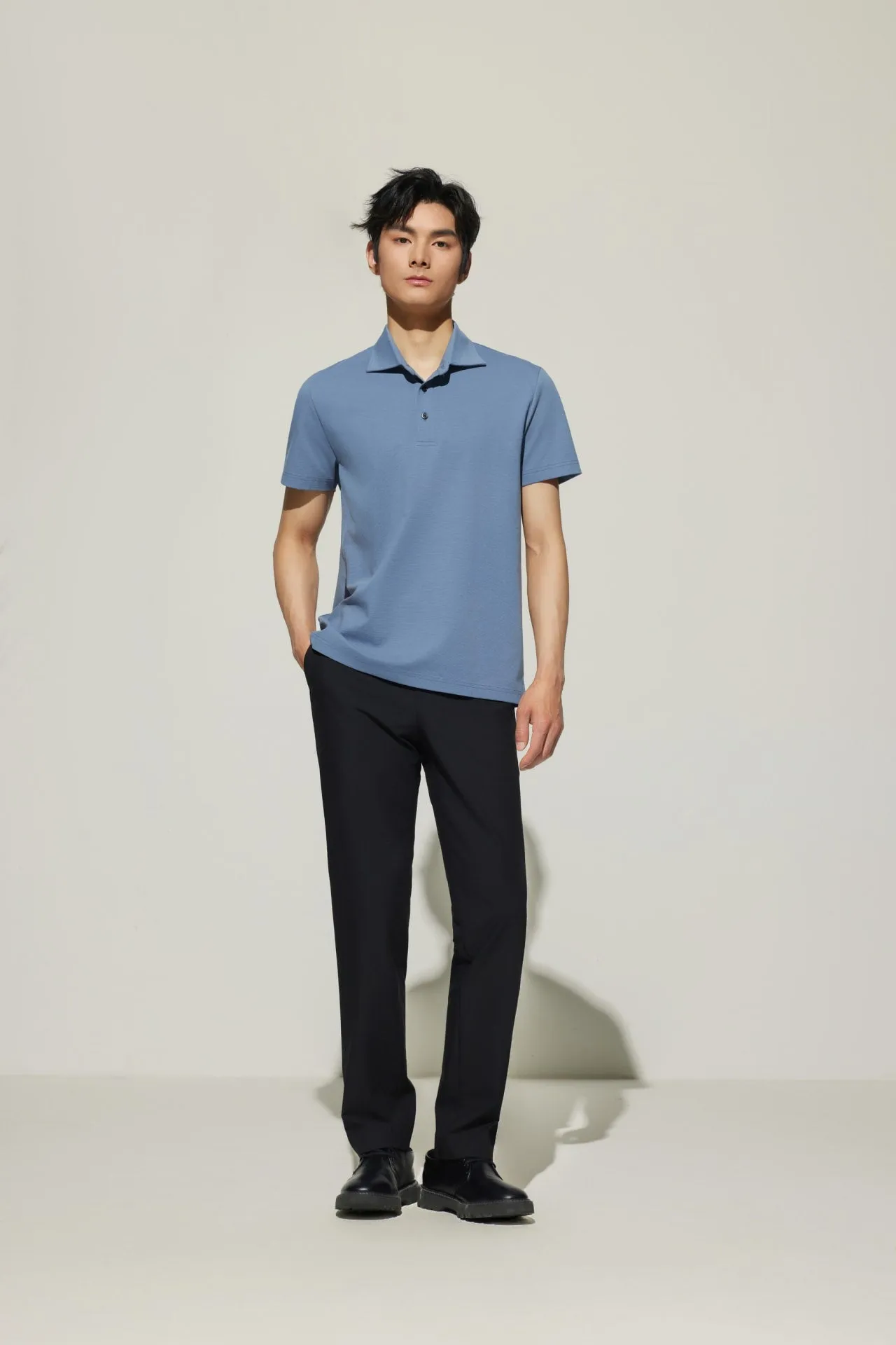 Super Light Mercerized Cotton Smart Fit Short Sleeve Polo Tee