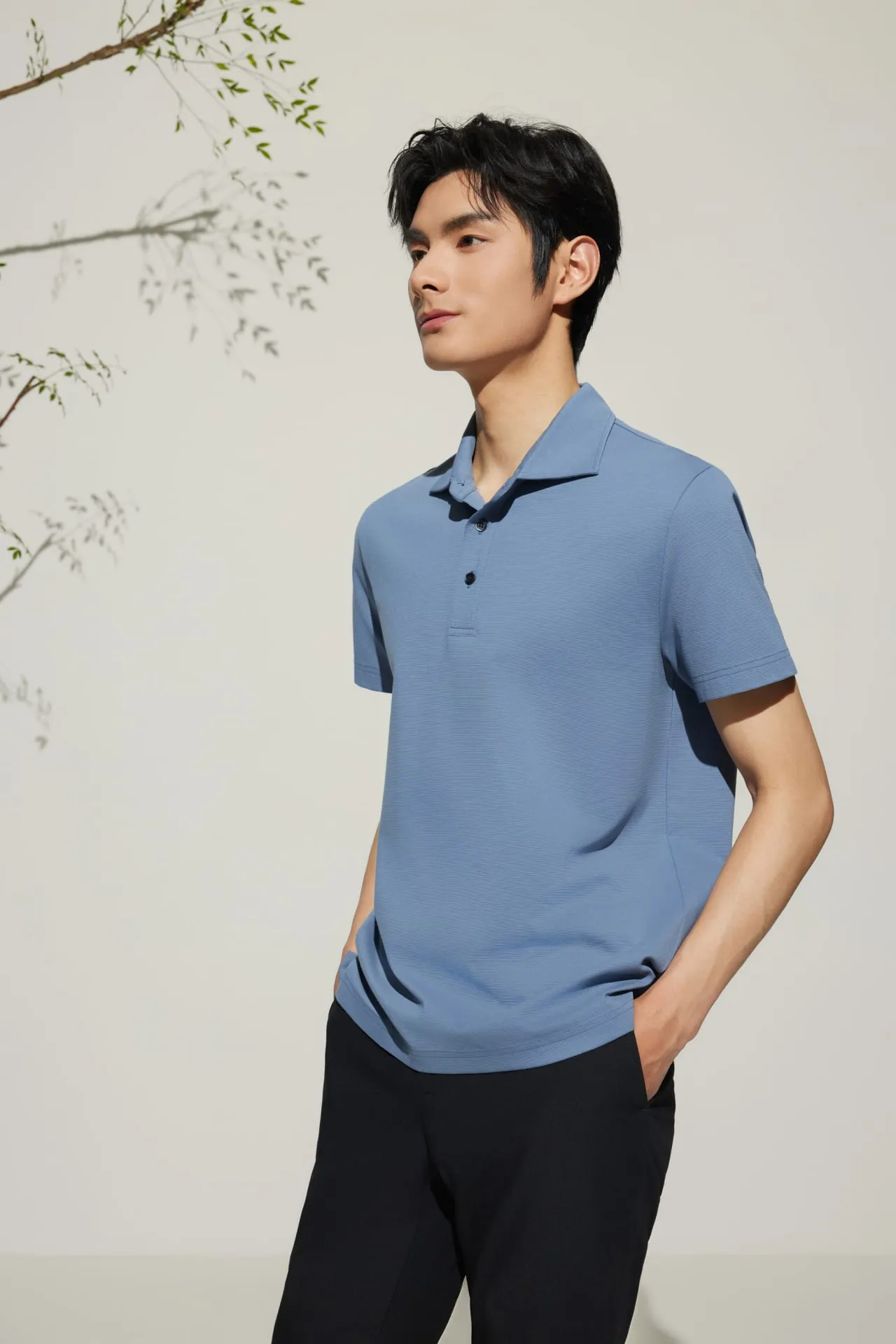Super Light Mercerized Cotton Smart Fit Short Sleeve Polo Tee