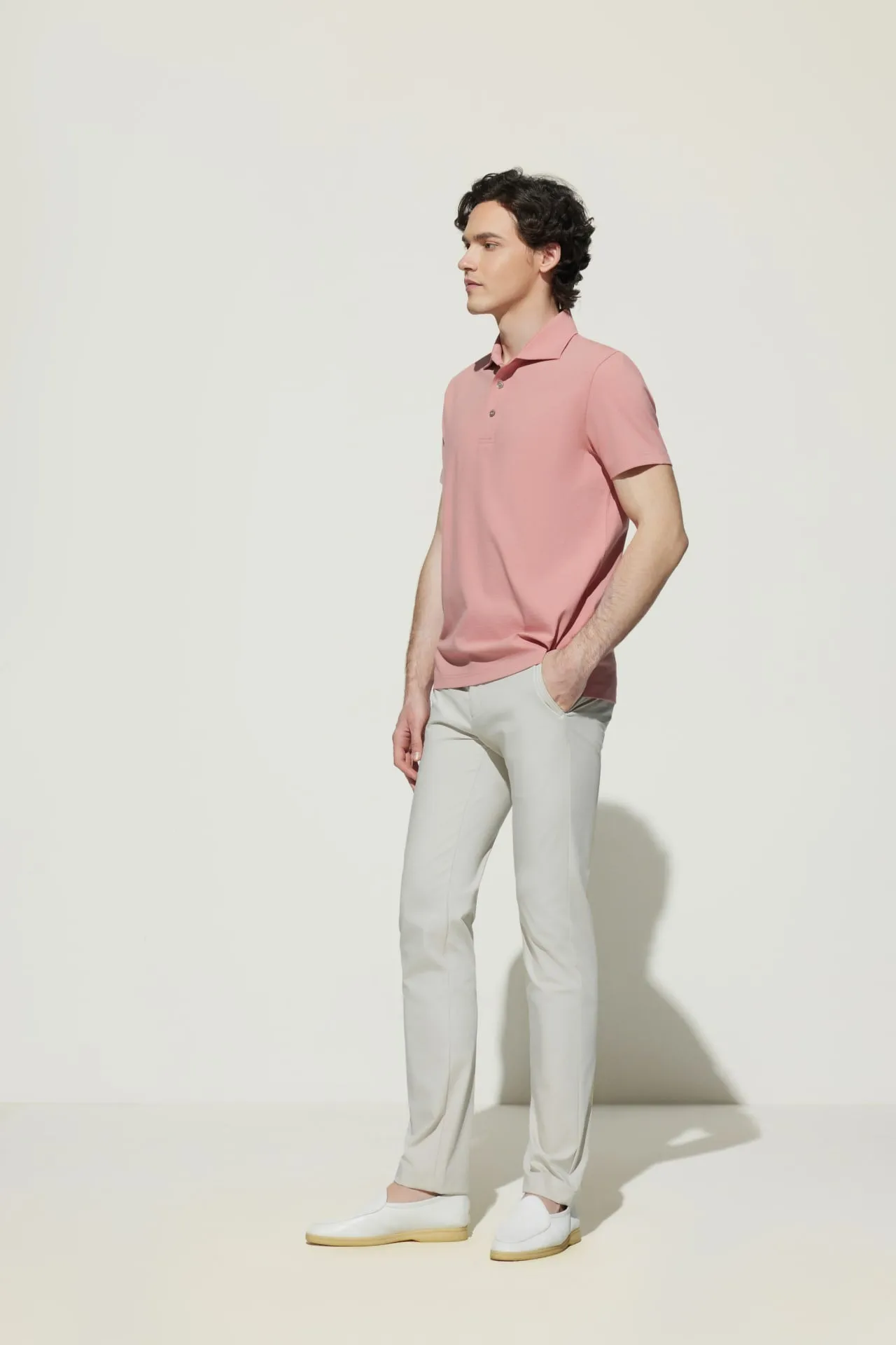 Super Light Mercerized Cotton Smart Fit Short Sleeve Polo Tee