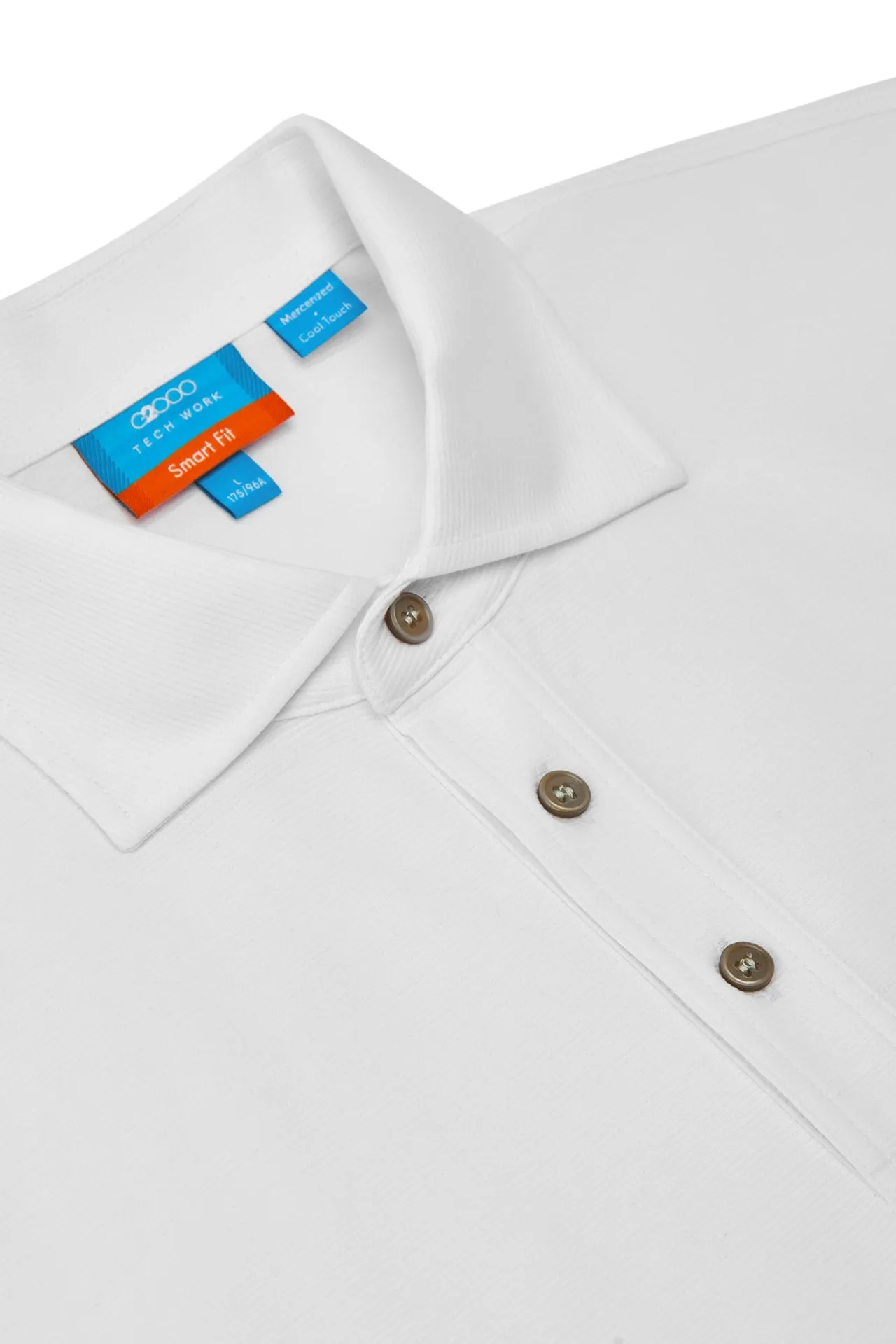 Super Light Mercerized Cotton Smart Fit Short Sleeve Polo Tee