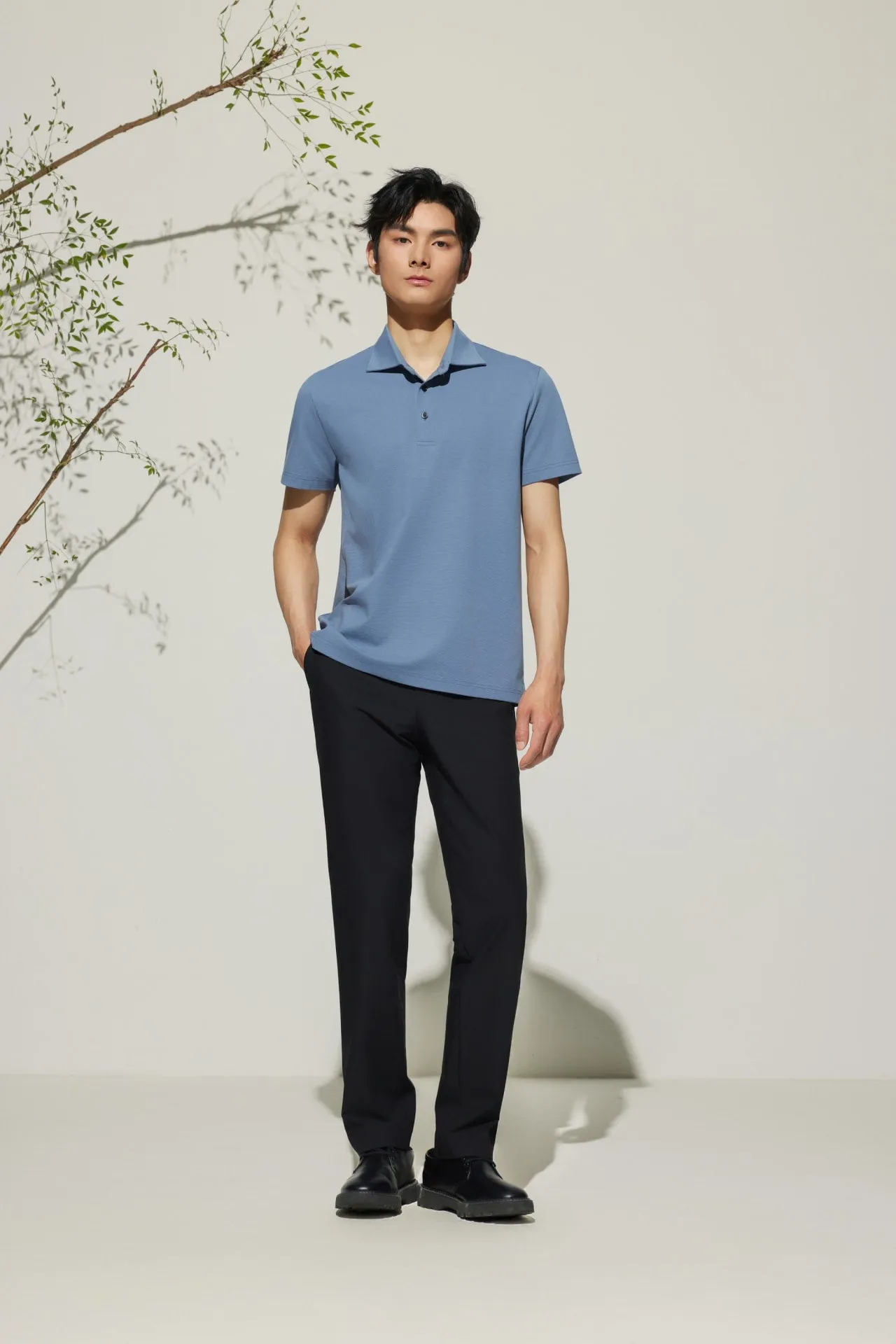 Super Light Mercerized Cotton Smart Fit Short Sleeve Polo Tee