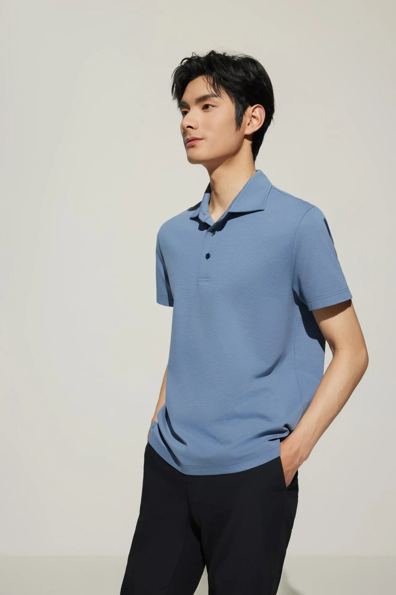 Super Light Mercerized Cotton Smart Fit Short Sleeve Polo Tee