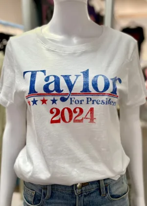 taylor election crop tee