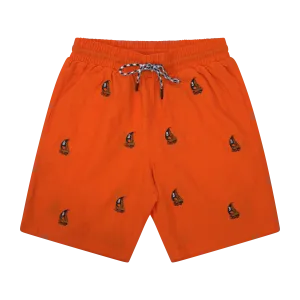 THE CLASSIC SWIM SHORTS-TANGERINE