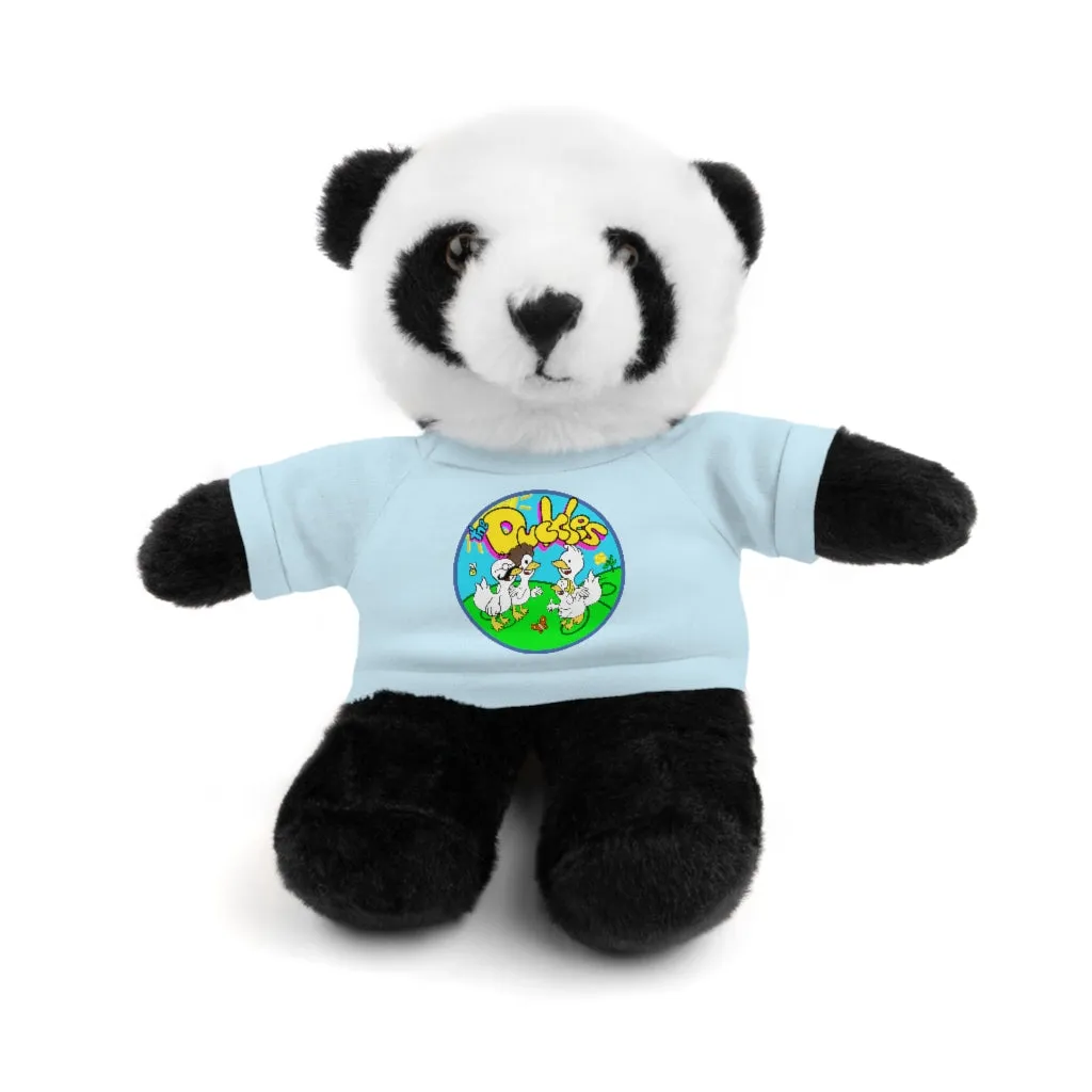 The Duckles™ Merch-Wearing Stuffed Animals with Tee