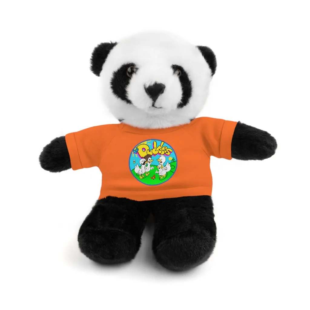 The Duckles™ Merch-Wearing Stuffed Animals with Tee