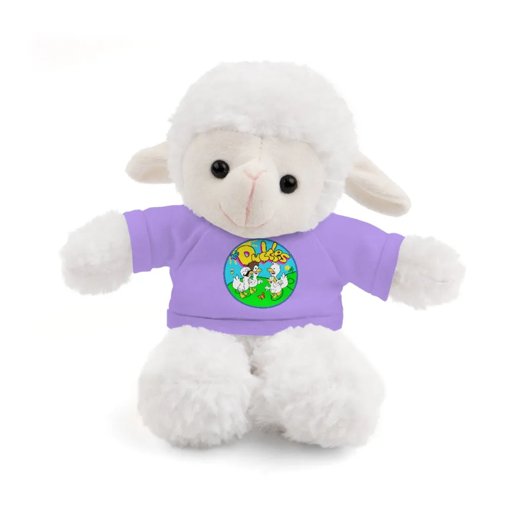 The Duckles™ Merch-Wearing Stuffed Animals with Tee