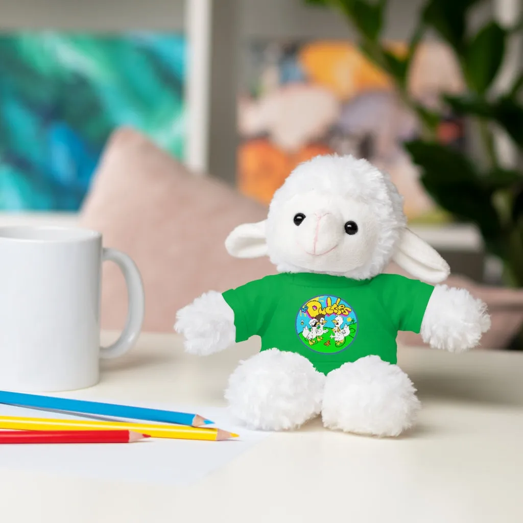 The Duckles™ Merch-Wearing Stuffed Animals with Tee