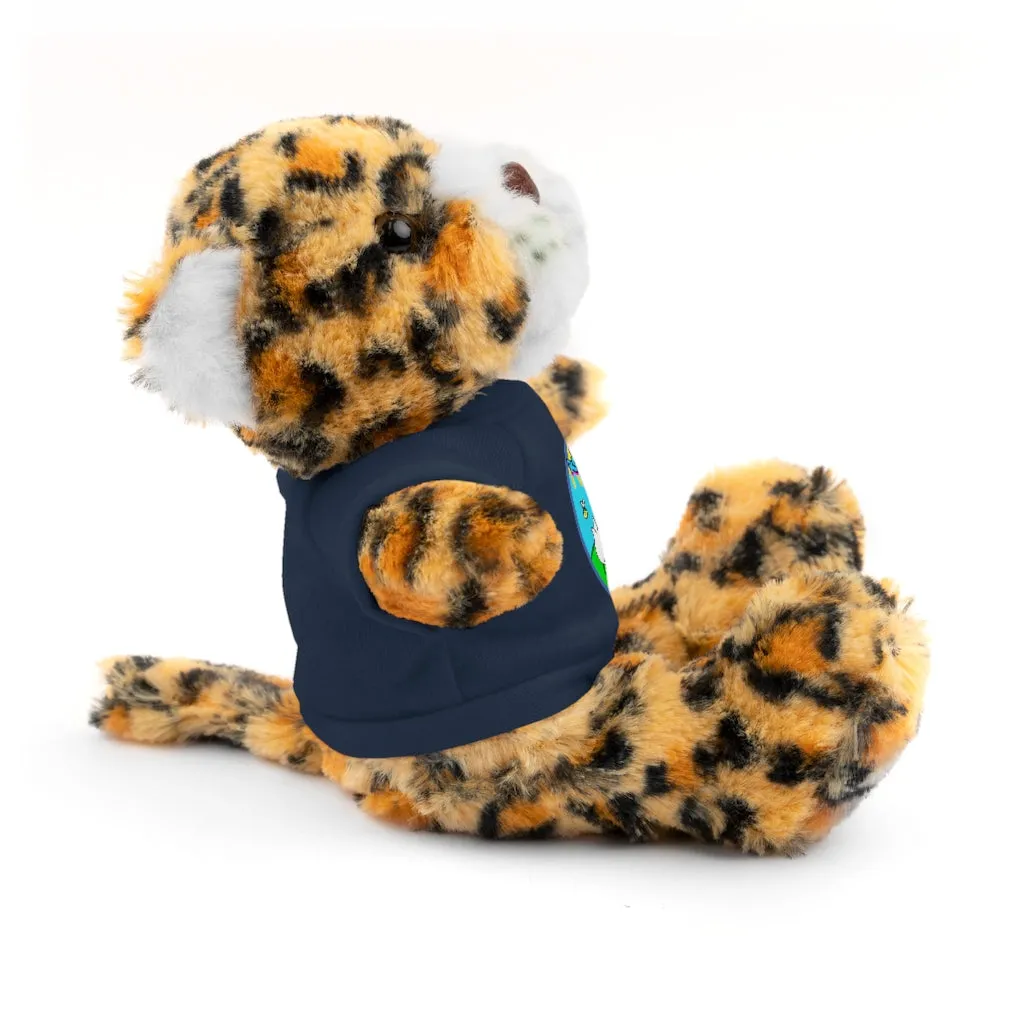 The Duckles™ Merch-Wearing Stuffed Animals with Tee