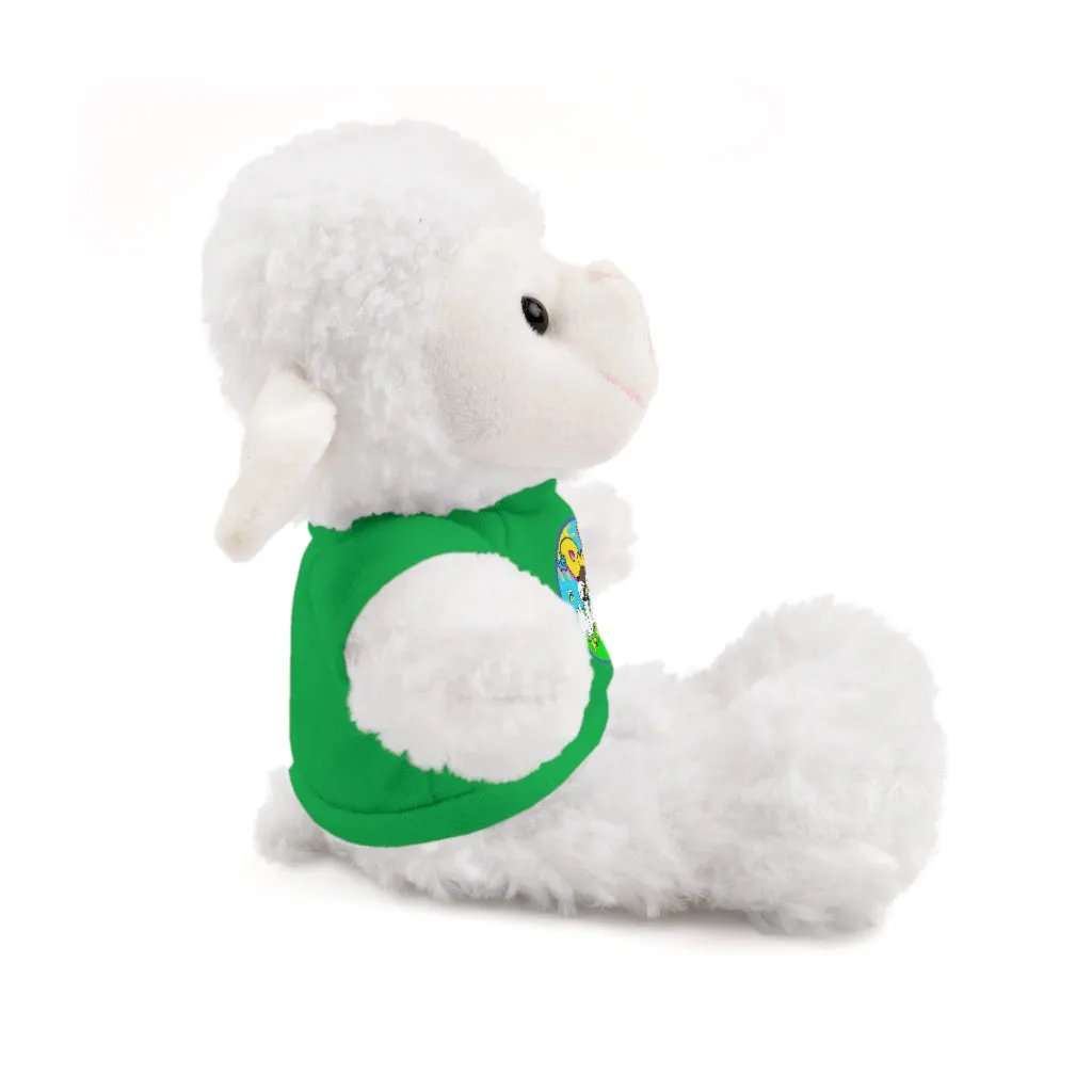 The Duckles™ Merch-Wearing Stuffed Animals with Tee