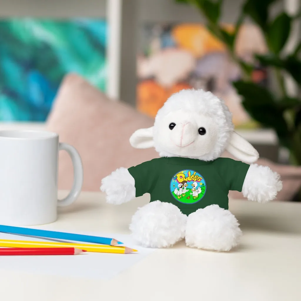 The Duckles™ Merch-Wearing Stuffed Animals with Tee