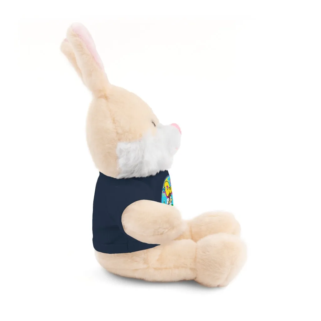 The Duckles™ Merch-Wearing Stuffed Animals with Tee