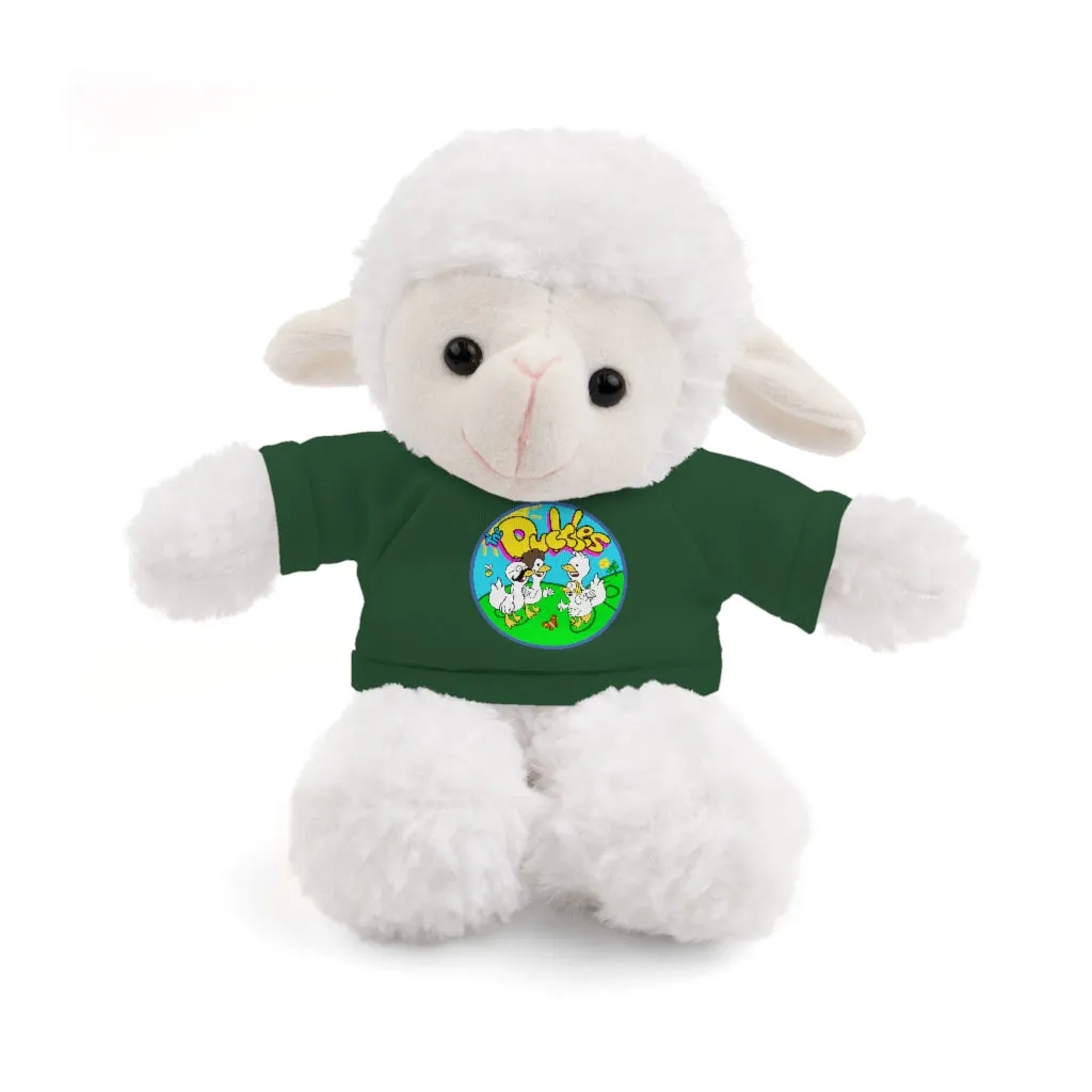 The Duckles™ Merch-Wearing Stuffed Animals with Tee