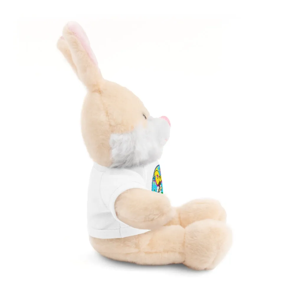The Duckles™ Merch-Wearing Stuffed Animals with Tee