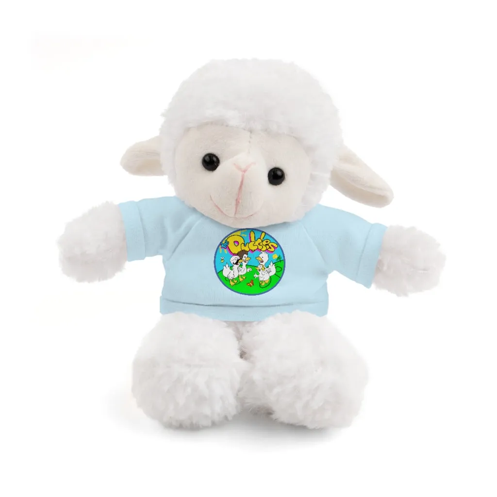 The Duckles™ Merch-Wearing Stuffed Animals with Tee