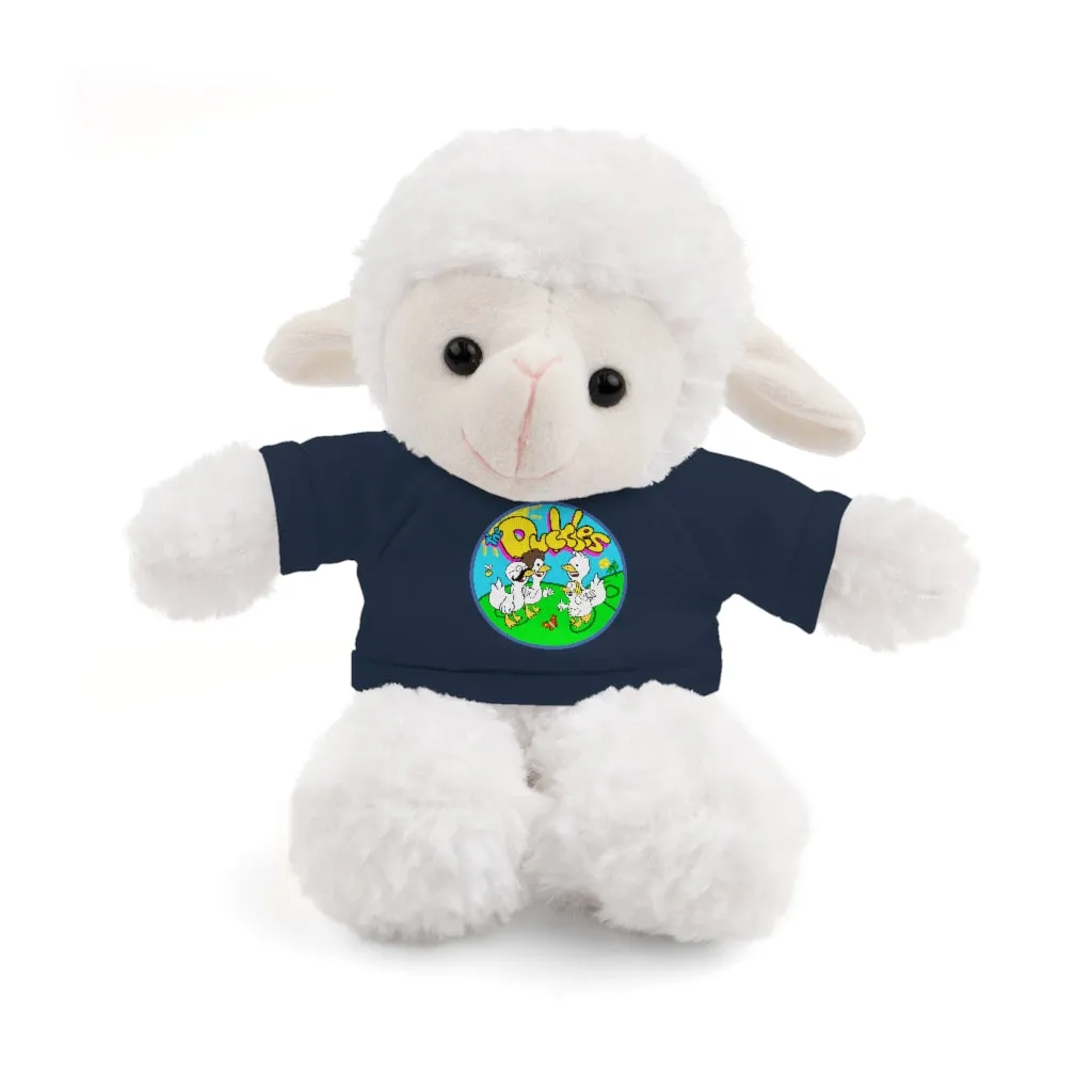 The Duckles™ Merch-Wearing Stuffed Animals with Tee