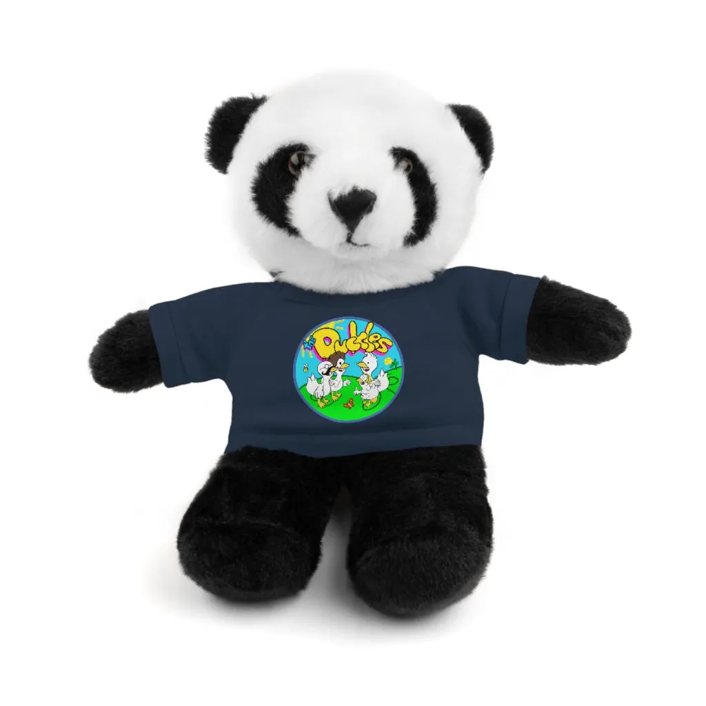 The Duckles™ Merch-Wearing Stuffed Animals with Tee