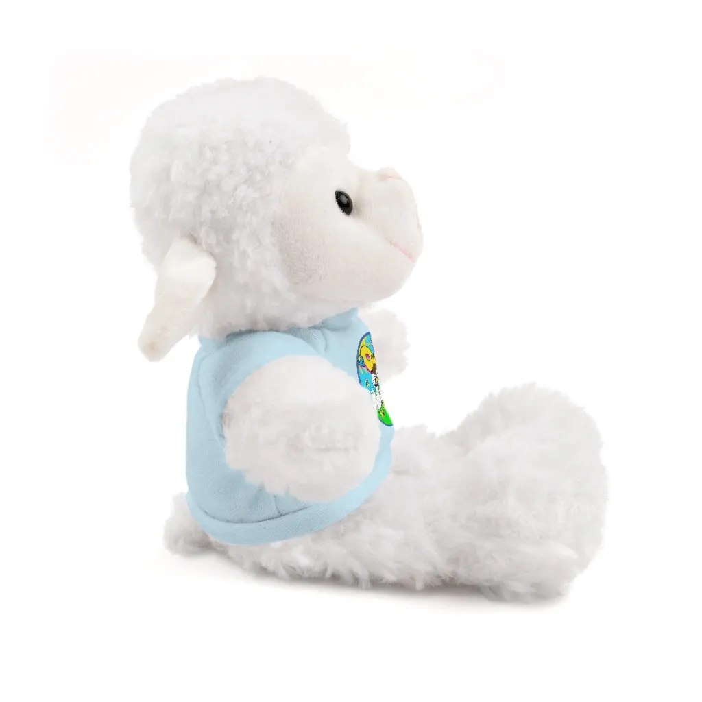 The Duckles™ Merch-Wearing Stuffed Animals with Tee