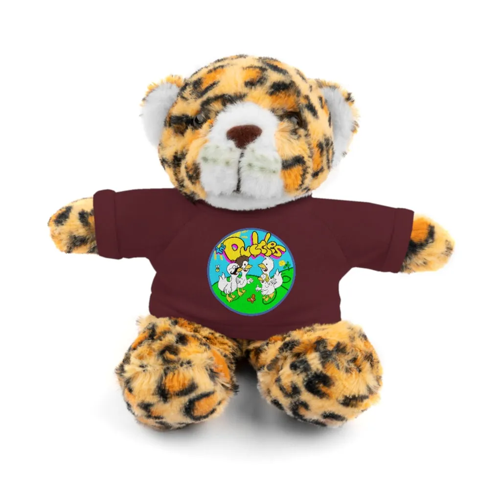 The Duckles™ Merch-Wearing Stuffed Animals with Tee