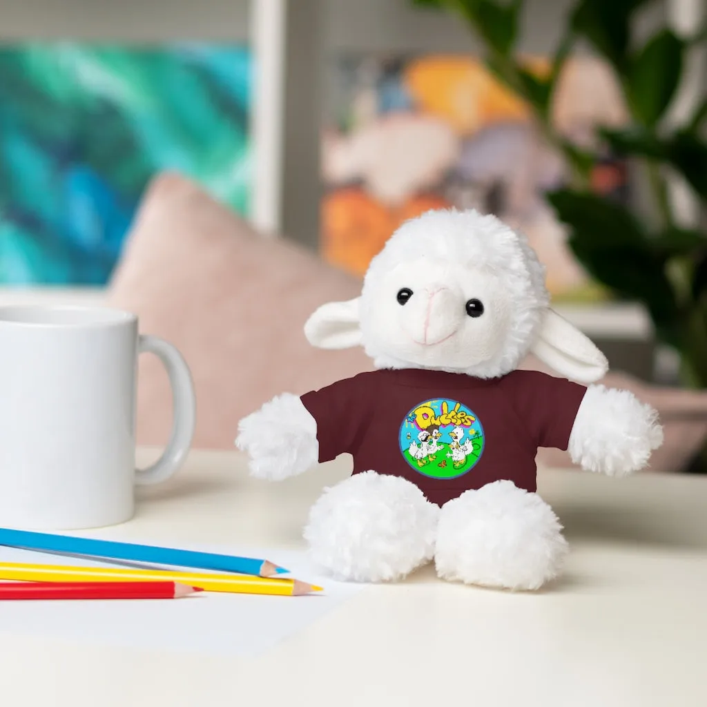 The Duckles™ Merch-Wearing Stuffed Animals with Tee