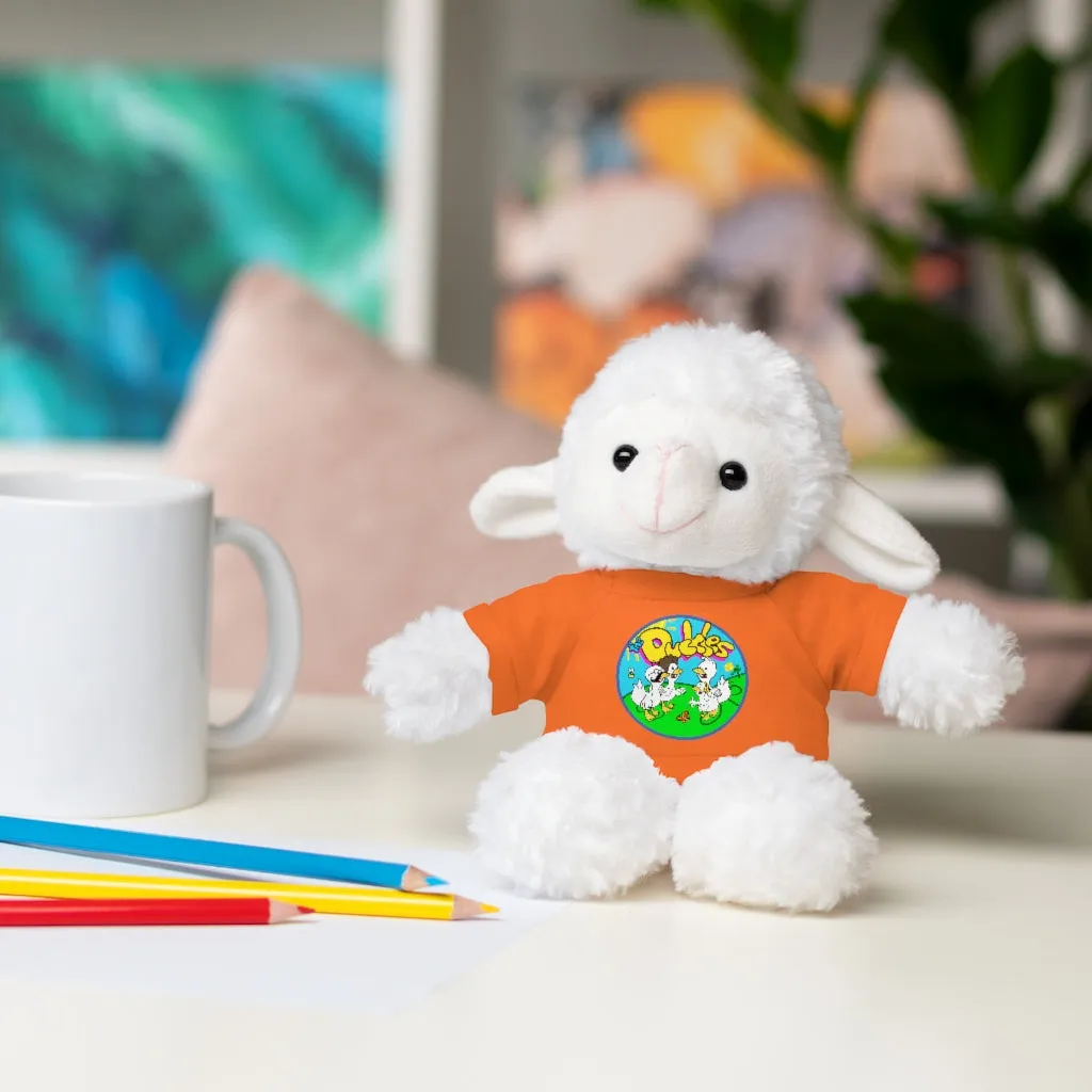 The Duckles™ Merch-Wearing Stuffed Animals with Tee