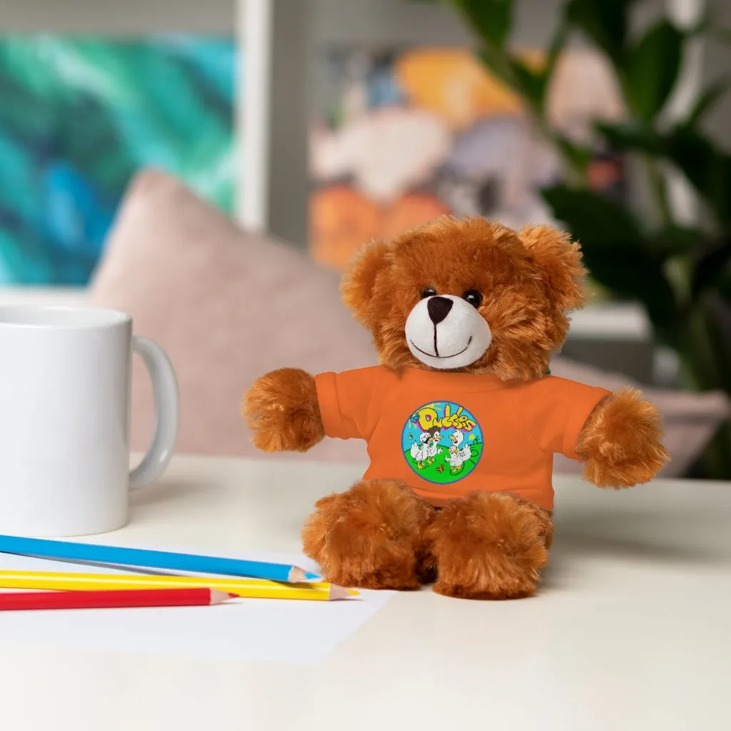 The Duckles™ Merch-Wearing Stuffed Animals with Tee