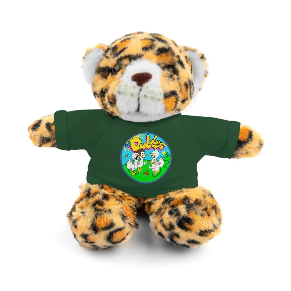 The Duckles™ Merch-Wearing Stuffed Animals with Tee