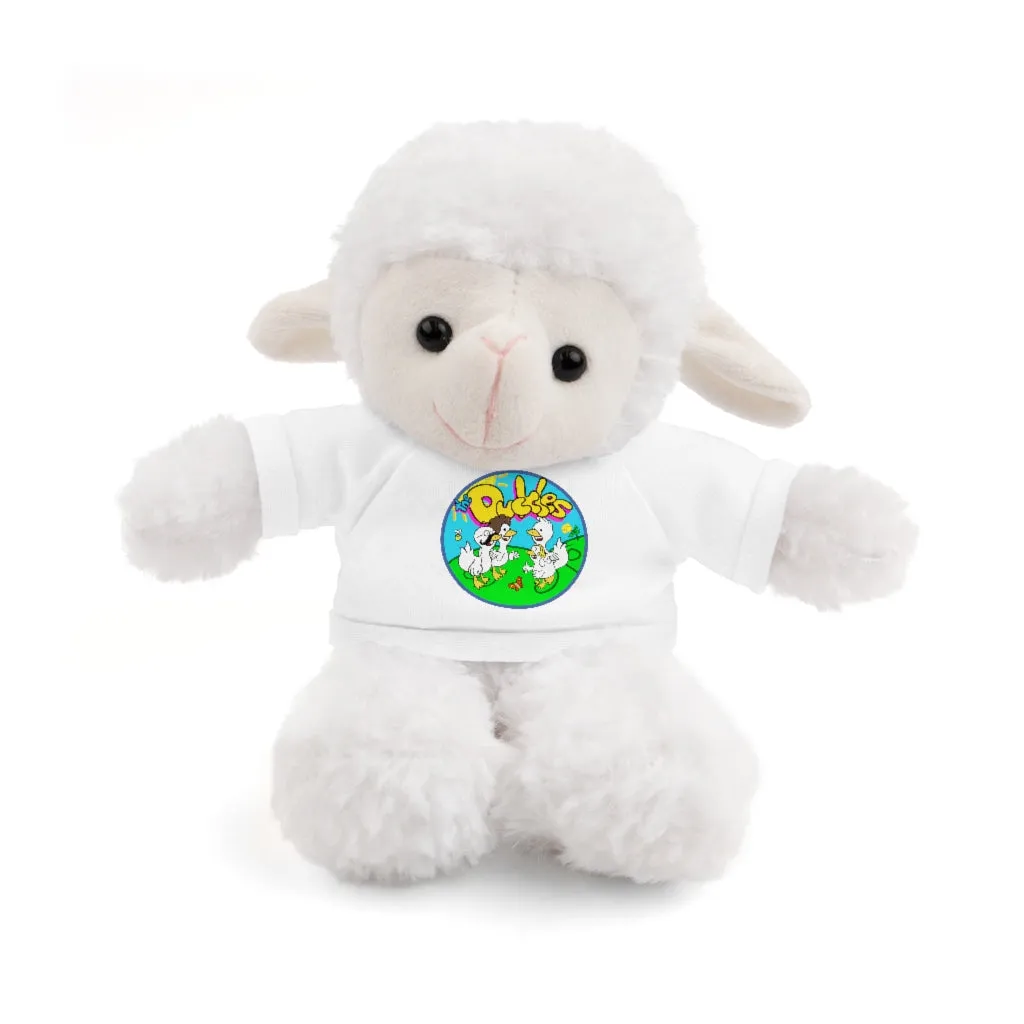 The Duckles™ Merch-Wearing Stuffed Animals with Tee