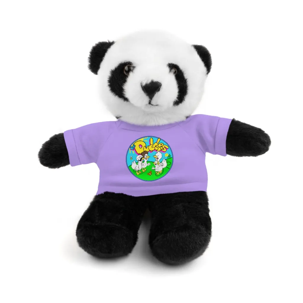 The Duckles™ Merch-Wearing Stuffed Animals with Tee