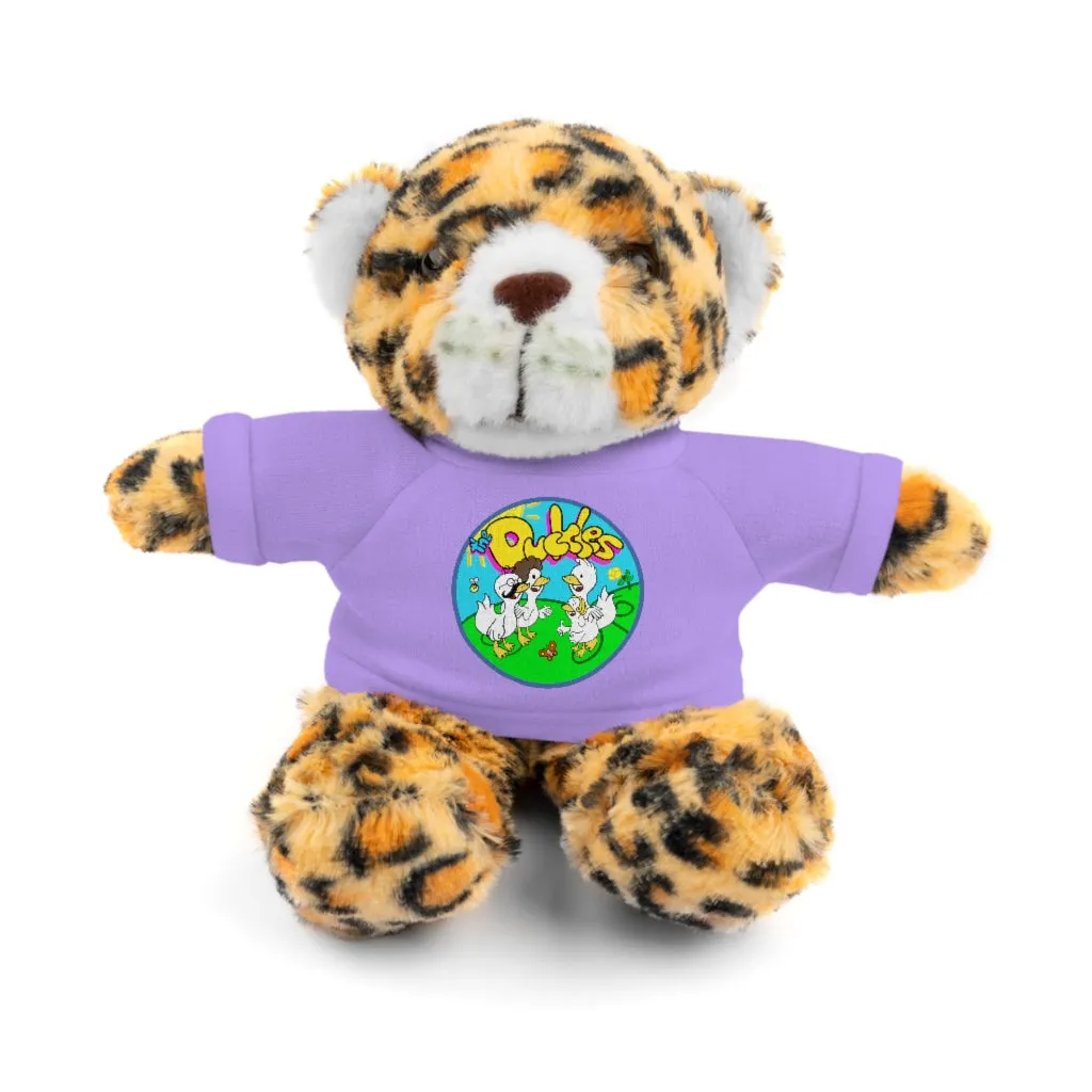 The Duckles™ Merch-Wearing Stuffed Animals with Tee