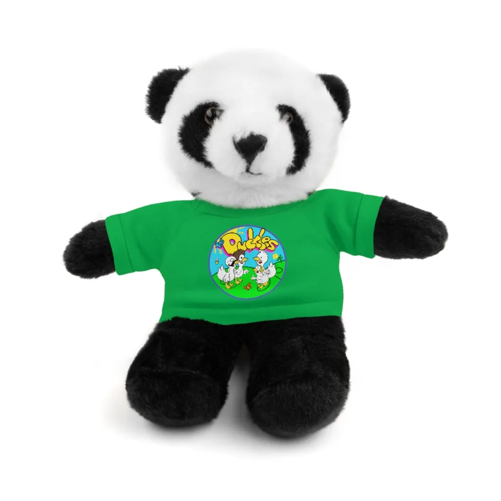 The Duckles™ Merch-Wearing Stuffed Animals with Tee