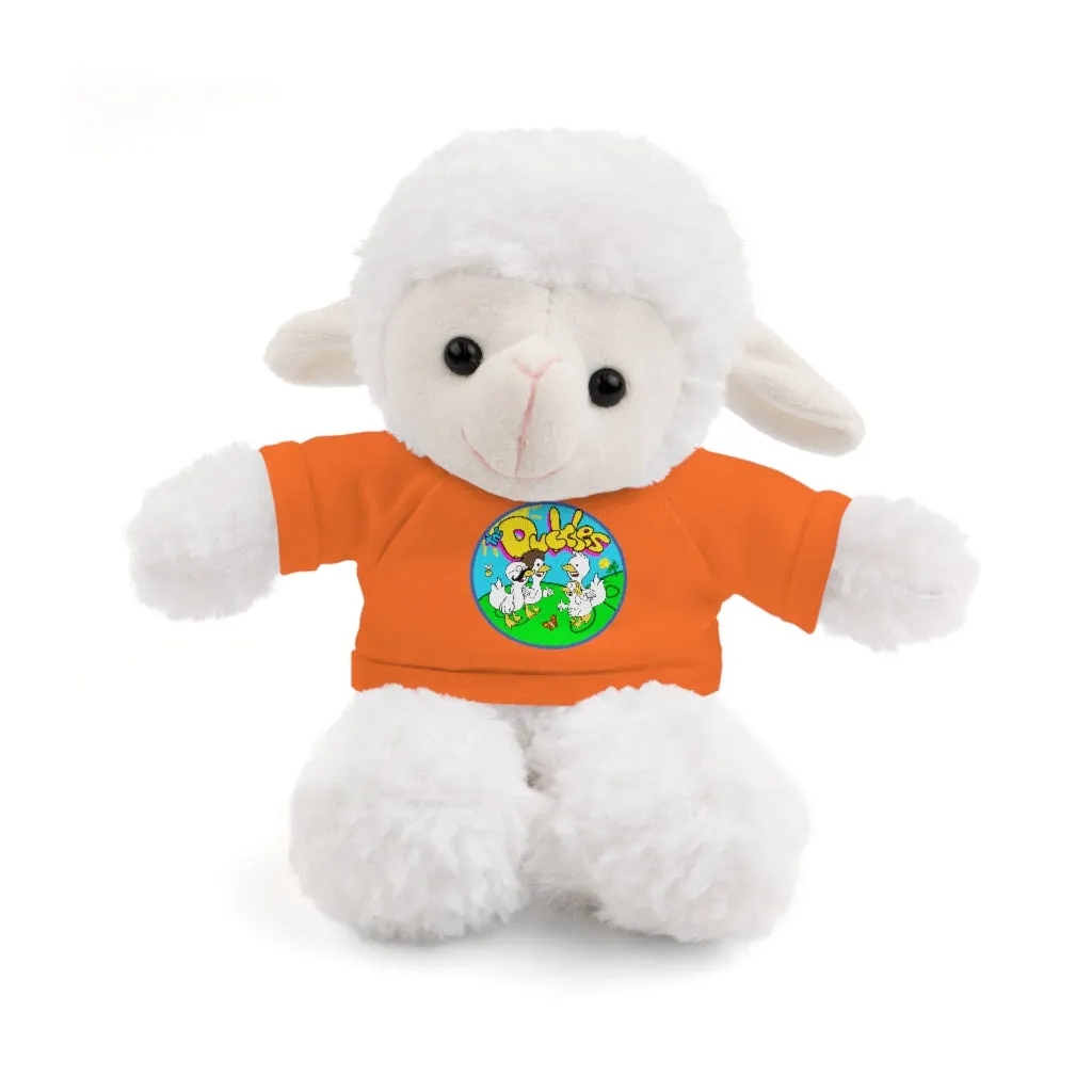The Duckles™ Merch-Wearing Stuffed Animals with Tee