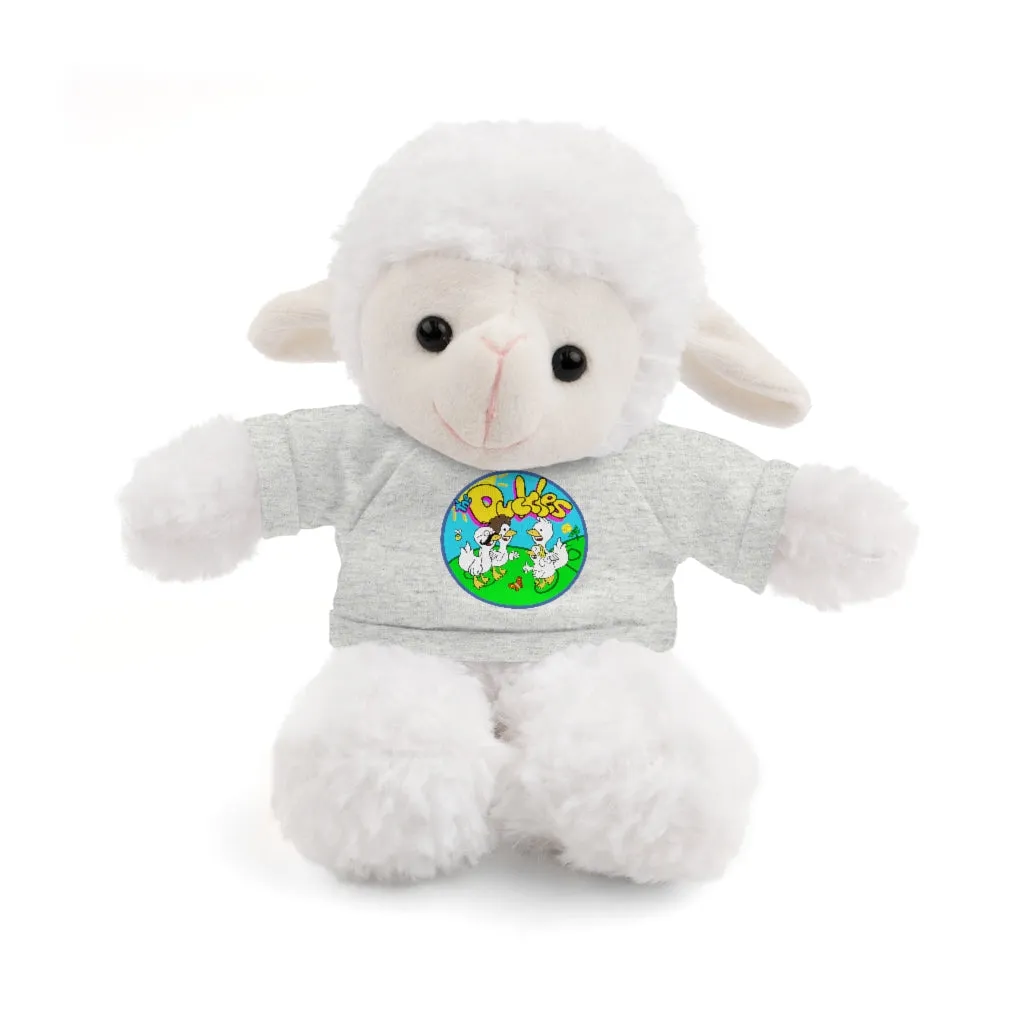 The Duckles™ Merch-Wearing Stuffed Animals with Tee