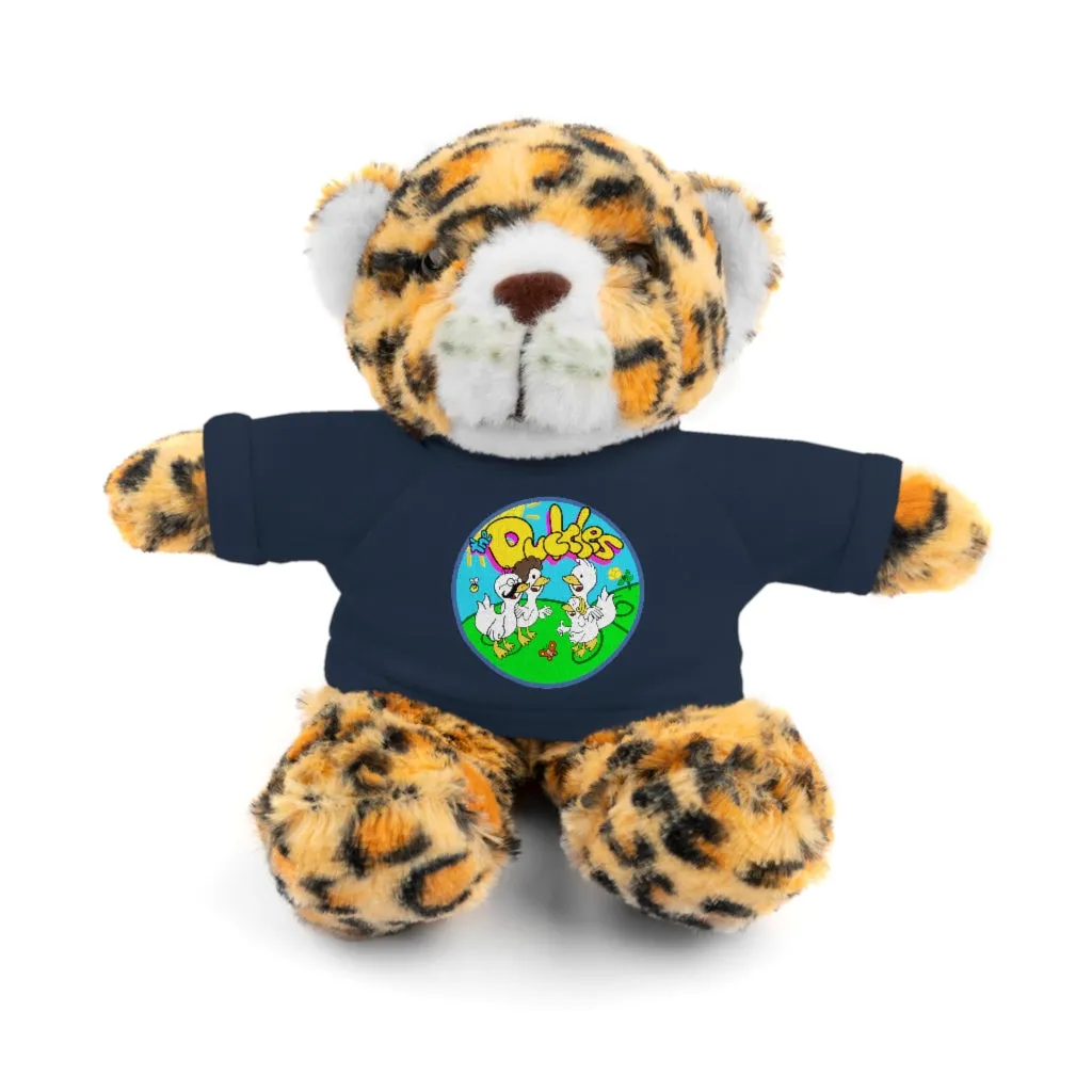 The Duckles™ Merch-Wearing Stuffed Animals with Tee