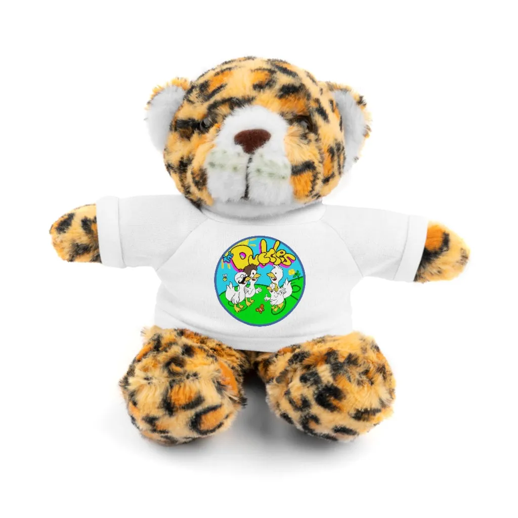The Duckles™ Merch-Wearing Stuffed Animals with Tee