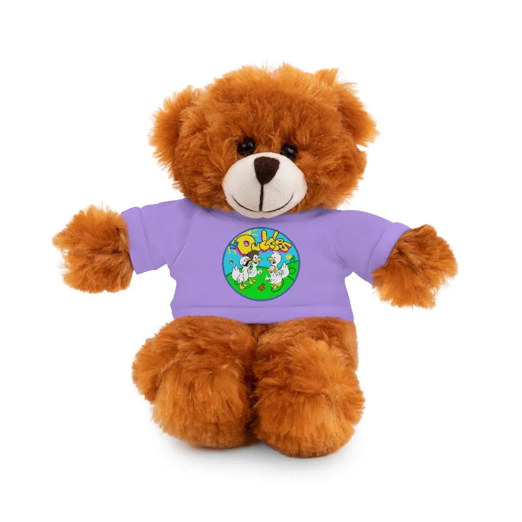 The Duckles™ Merch-Wearing Stuffed Animals with Tee