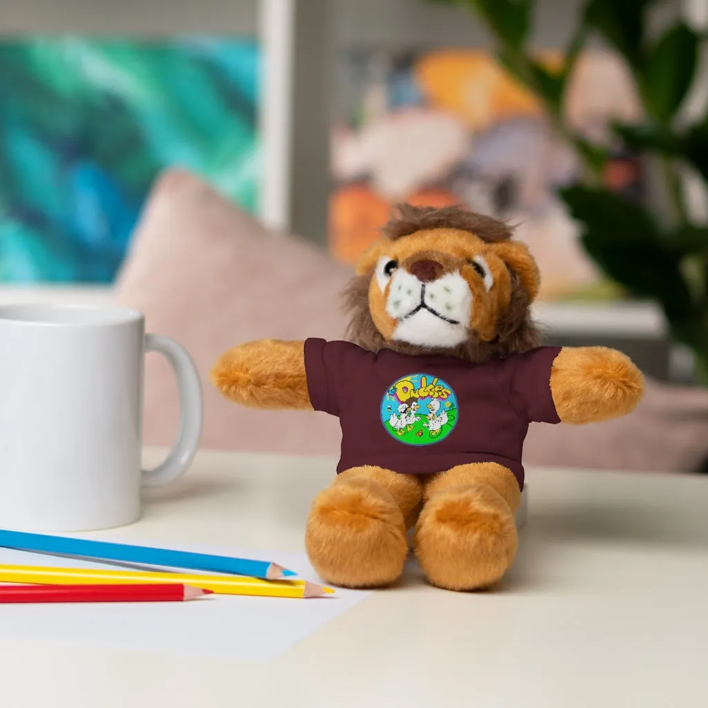 The Duckles™ Merch-Wearing Stuffed Animals with Tee