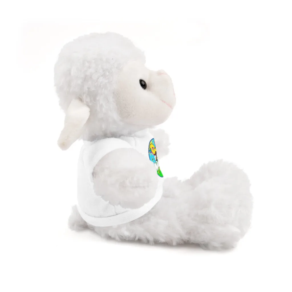 The Duckles™ Merch-Wearing Stuffed Animals with Tee