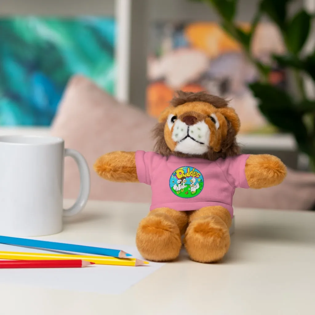 The Duckles™ Merch-Wearing Stuffed Animals with Tee