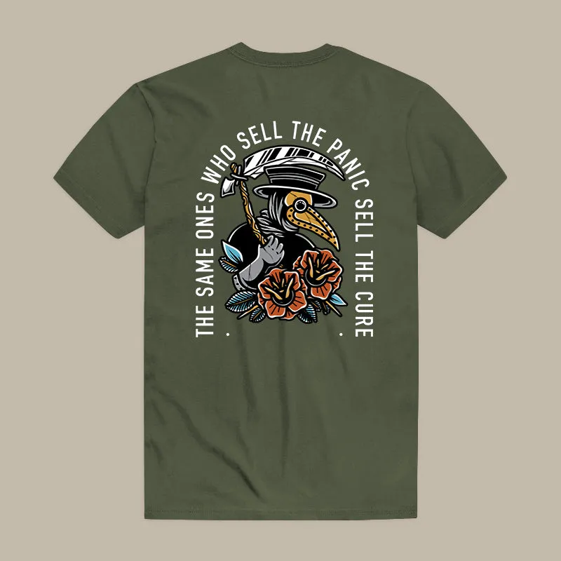 The Same Ones Who Sell The Panic Sell The Cure Printed Men's T-shirt