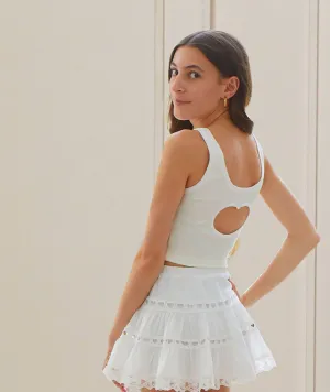 Theme Girls Harlow Heart Cut Out Tank
