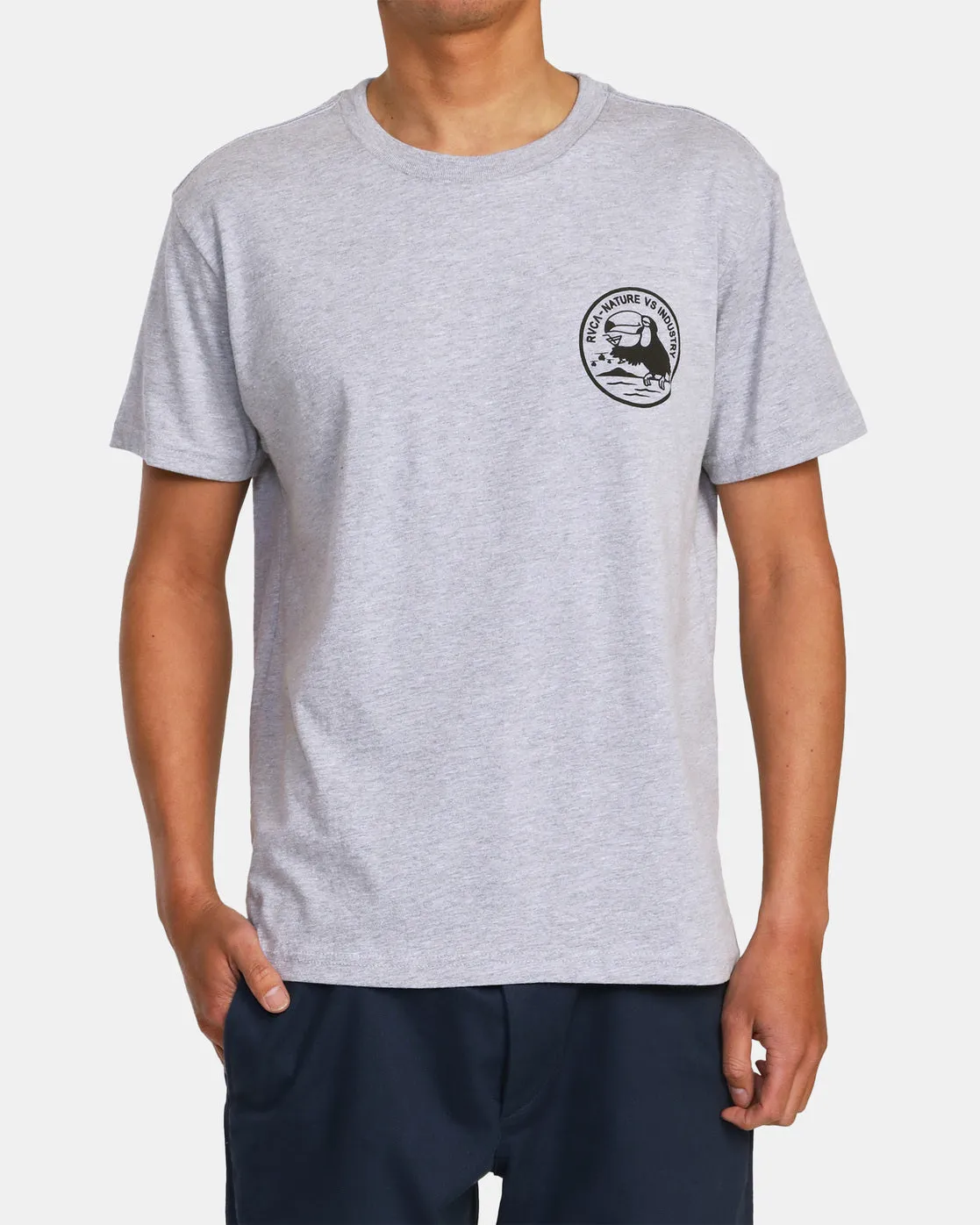 Tipsy Toucan Tee - Cool Grey Heather