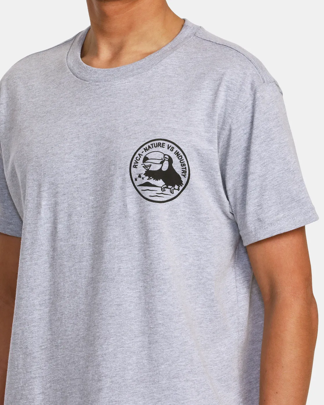 Tipsy Toucan Tee - Cool Grey Heather