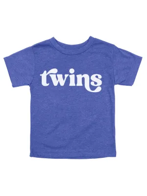 Twins Matching Shirts - Blue